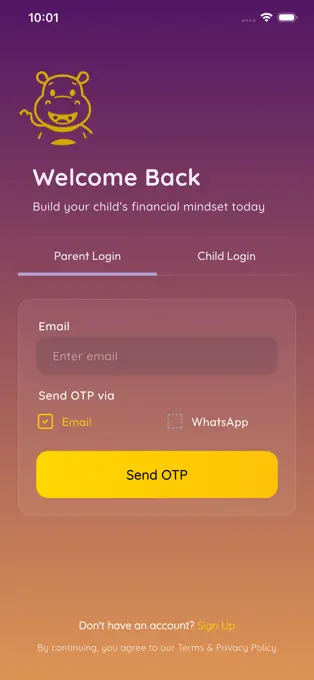 Chedda App Interface